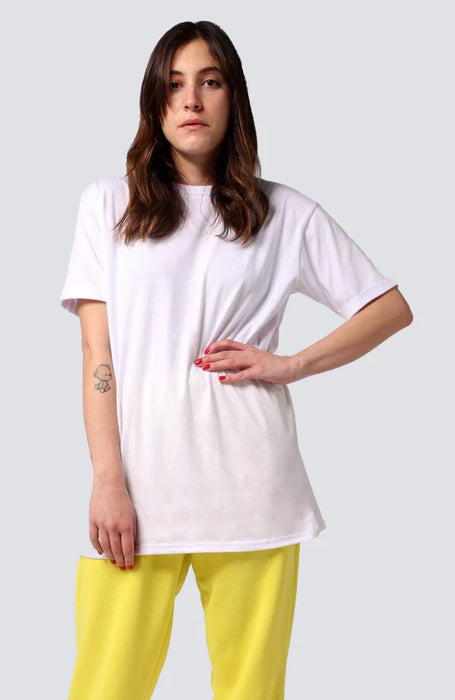 Footloose T-shirt White Reversed Sleeves