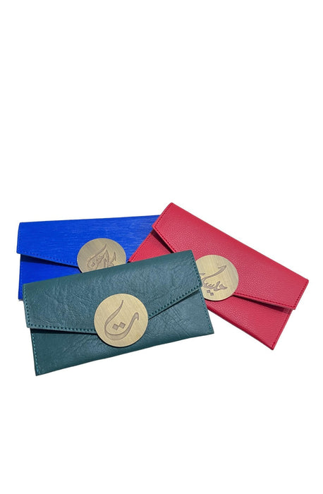 Artificial Leather Money Pouch With Copper