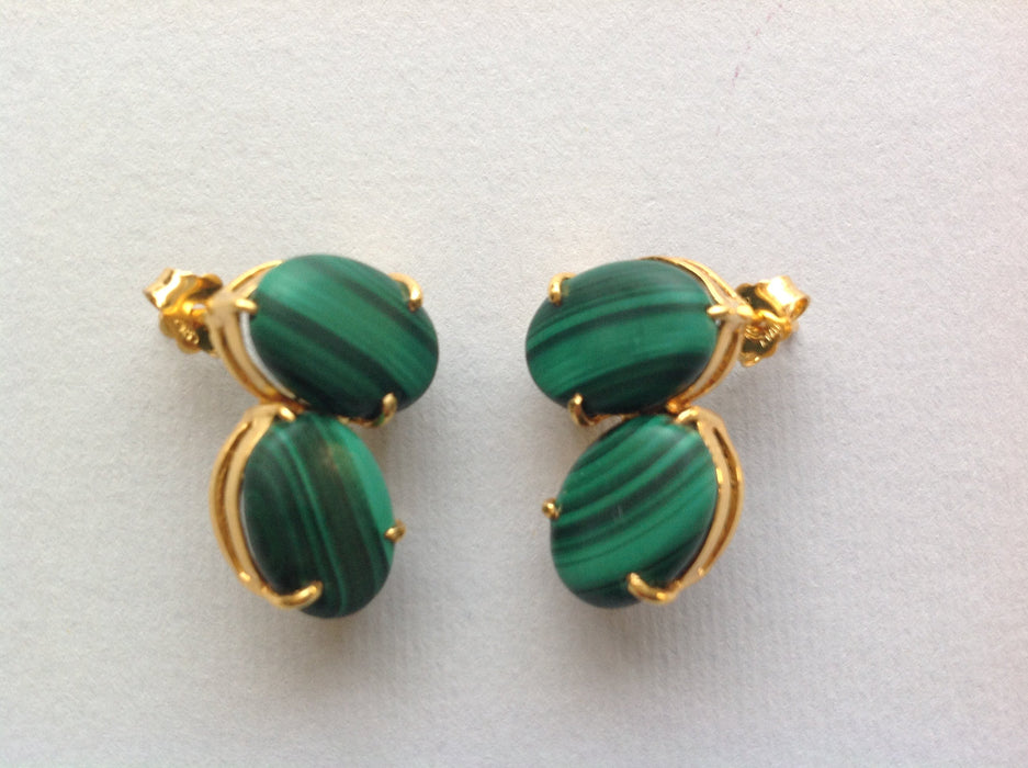 Bo Ptibonbon Green Earrings