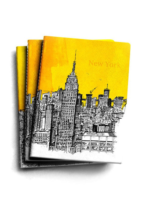 Set Of 3 New York Notebooks