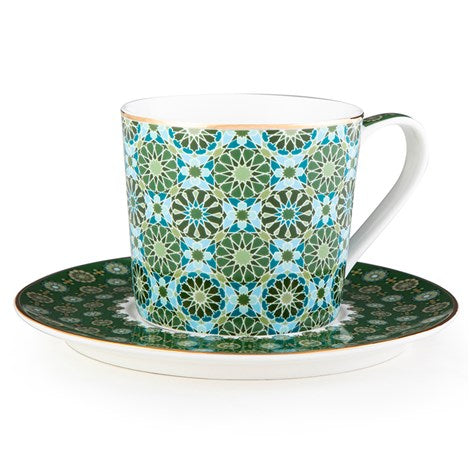 4 Tea Cups & Saucers Andalusia 210 Ml